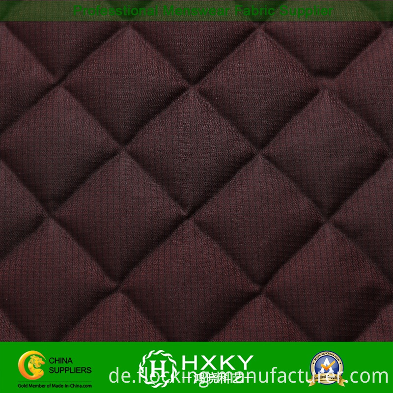 Compound Polyester Fabric with Diamond Stitch for Quilted Jacket